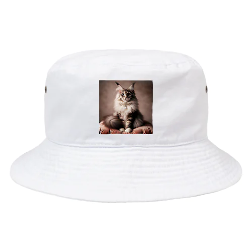 猫とパール Bucket Hat