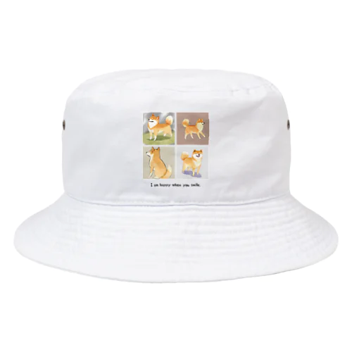 ハナとデイジーとナツとコロ Bucket Hat