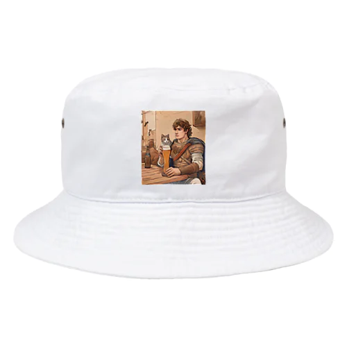 ネコがいる酒場 Bucket Hat