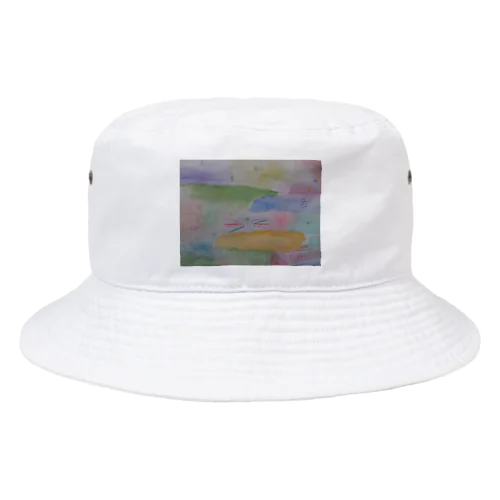 カラフルと文字 Bucket Hat