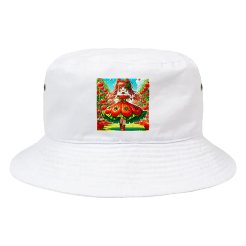 可愛い、トマト、リコピン Bucket Hat