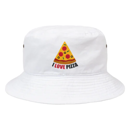 ピザ（I LOVE PIZZA） Bucket Hat