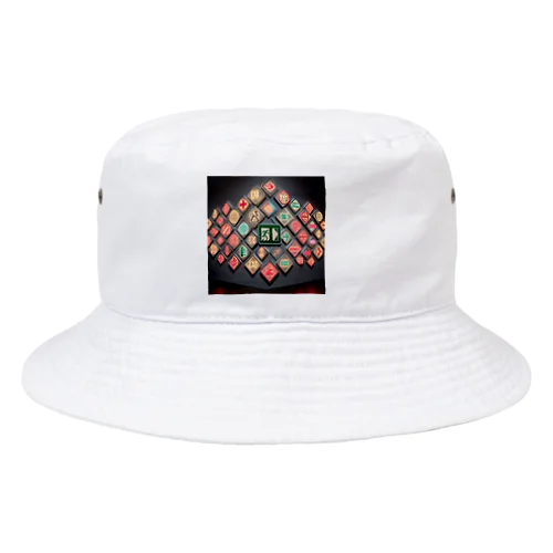 世界中の非常口標識をスタイリッシュにアレンジ！ Bucket Hat