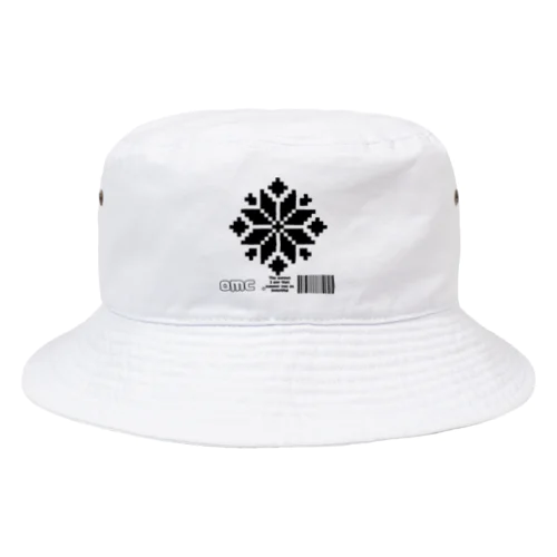 雪のドット結晶 Bucket Hat