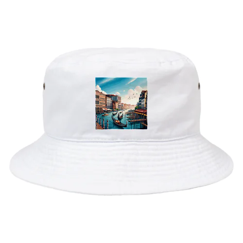 ヴェネチア（pixel art） Bucket Hat