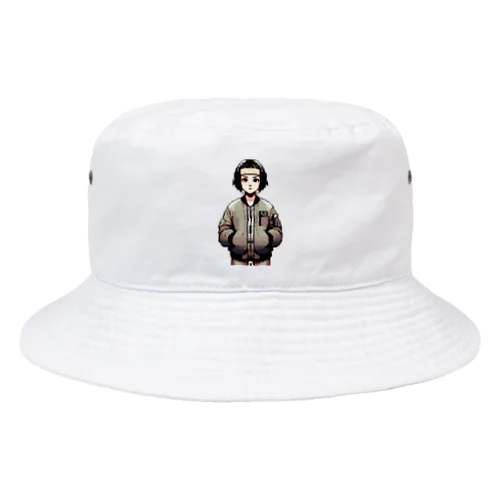 girl（pixel art） Bucket Hat