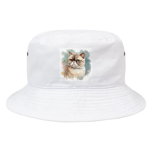 猫　ストリートアート風 Bucket Hat