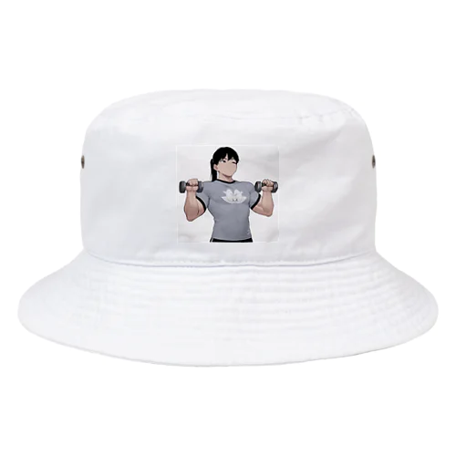 筋トレ女子 Bucket Hat