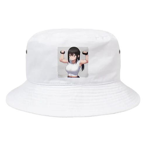 筋トレ女子 Bucket Hat