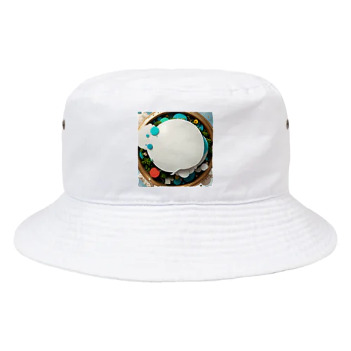 円形の吹き出し Bucket Hat