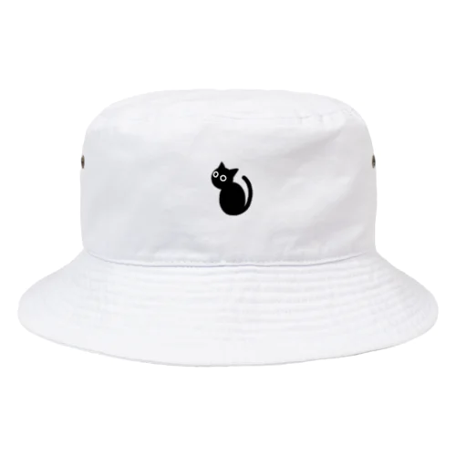 見返り黒猫 Bucket Hat