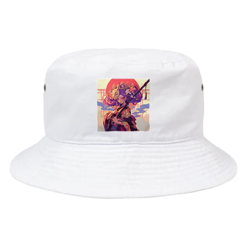 夕焼けに舞う、仮面の戦姫 Marsa 106 Bucket Hat