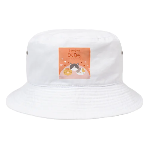 スリーキャったー Bucket Hat