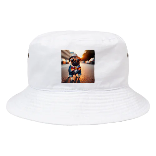 おしゃれなパグ2 Bucket Hat