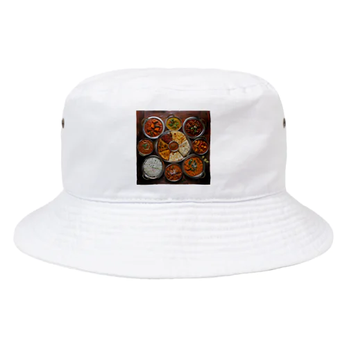 インド・ネパール料理の盛り合わせ　kouchan 1616 Bucket Hat