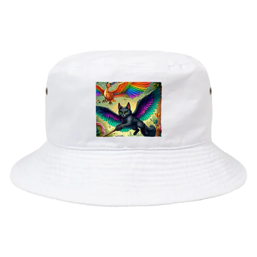 黒猫の魔法使い Bucket Hat