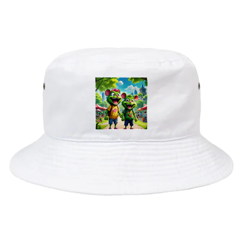 モンスターの仲良し兄弟 Bucket Hat