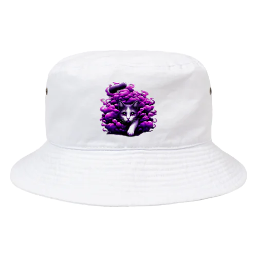 ボワっと猫 Bucket Hat