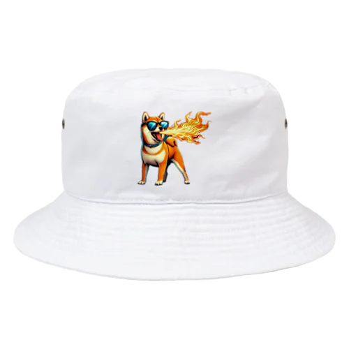 火を吹く柴犬 Bucket Hat