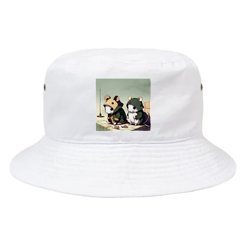 ストリート系のネズミたち Bucket Hat