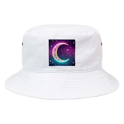 グラデーションネオンカラームーン Bucket Hat