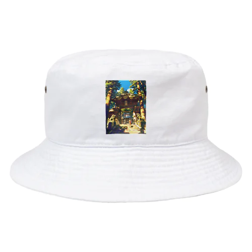 荘厳な門　なでしこ1478 Bucket Hat