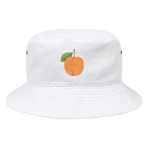 シンプル ピーチ Bucket Hat