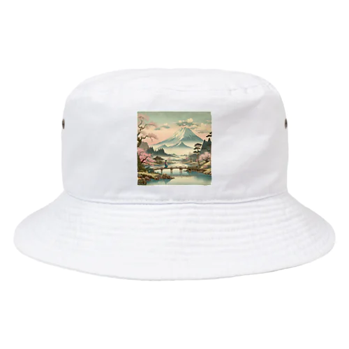 江戸時代の絵画風 Bucket Hat