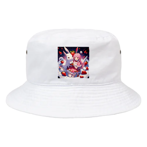 いちごうさぎ04 Bucket Hat