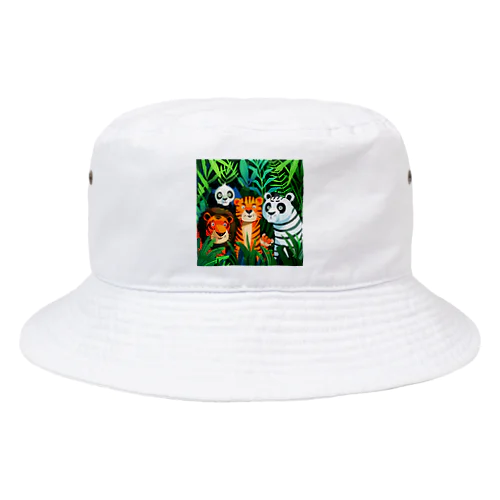 草村に潜む熊とらS Bucket Hat