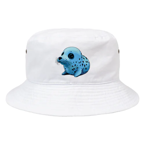 ブルーゴマフアザラシ Bucket Hat