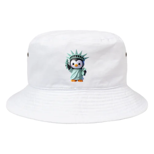 自由のペンギン像 Bucket Hat