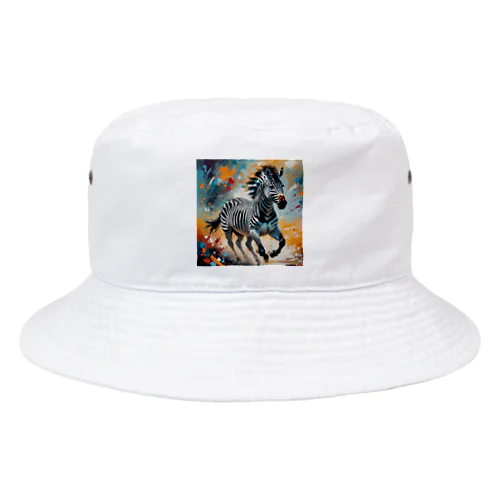 神秘なシマウマ Bucket Hat