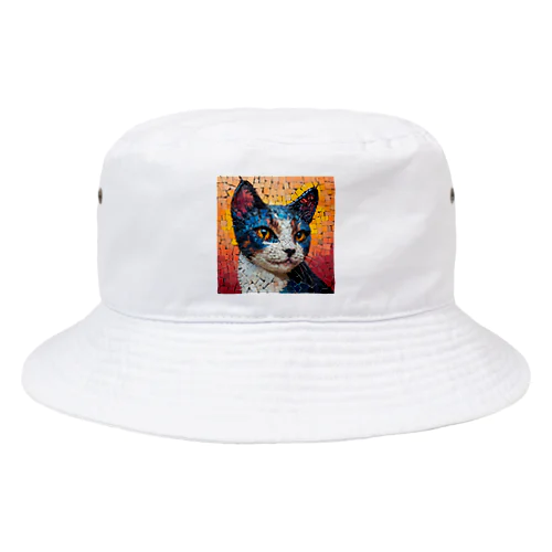 モザイク ブルーキャット Bucket Hat