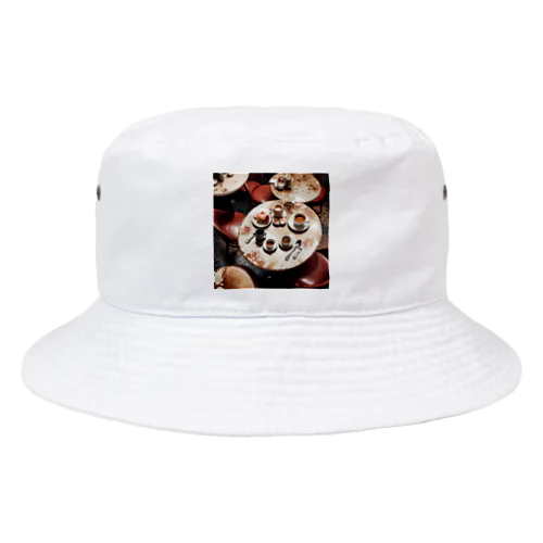 コーヒータイム Bucket Hat