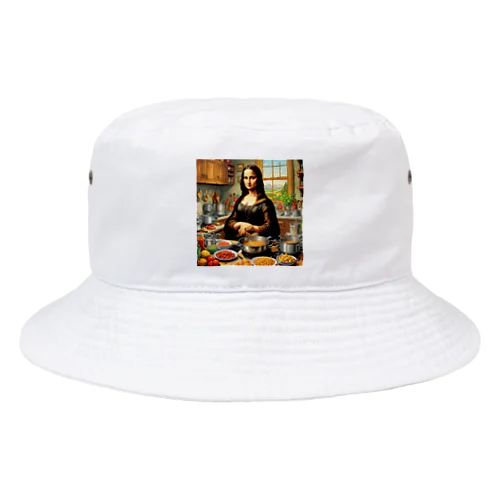 料理するモナ・リザ Bucket Hat