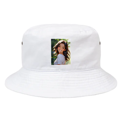 朝から笑顔 Bucket Hat