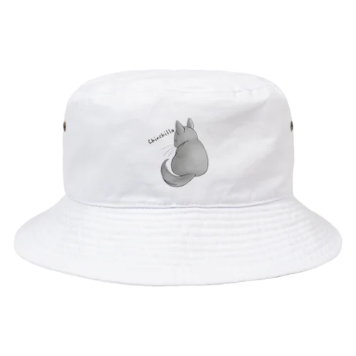 後ろ向きチンチラ Bucket Hat