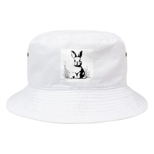 うさぎのいる暮らし Bucket Hat