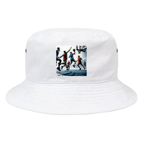 バスケットボール Bucket Hat