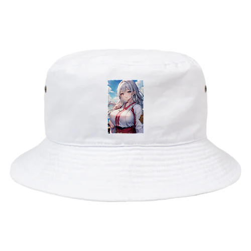 巫女姿のママ Bucket Hat