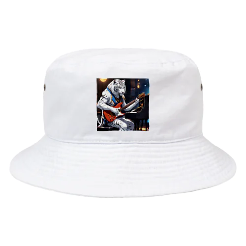 ホワイトタイガーだって弾けるのさ Bucket Hat