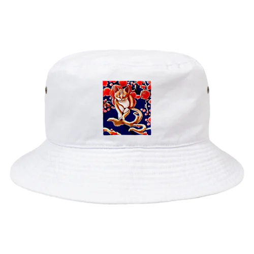 和風猫｢凡｣ Bucket Hat