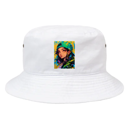 ストリートガールのキャラクター　3 Bucket Hat