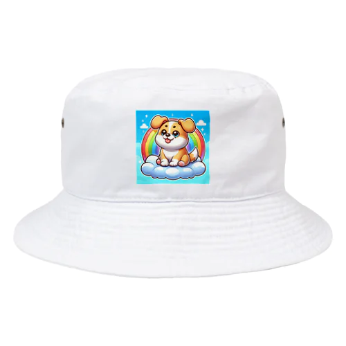 雲に乗った犬 Bucket Hat