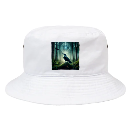 神秘 カラス Bucket Hat