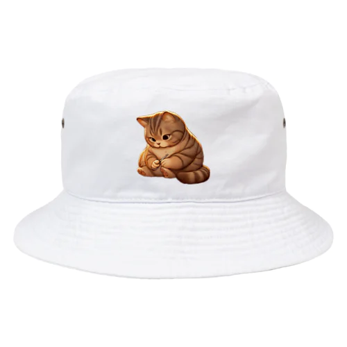 爪を研ぐ猫 Bucket Hat