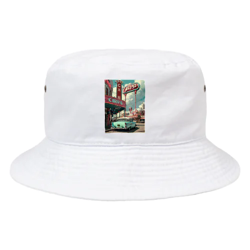 Vintage American City Bucket Hat