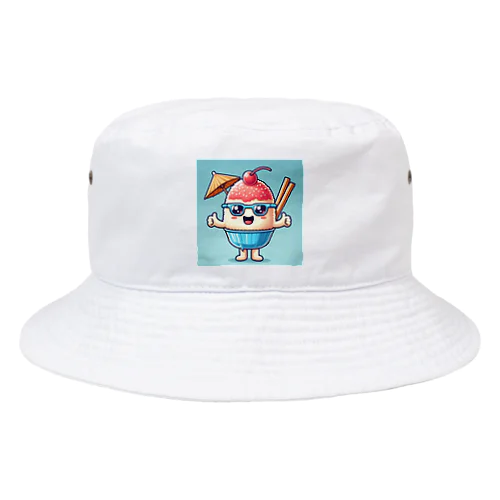 可愛いかき氷くんグッズ Bucket Hat