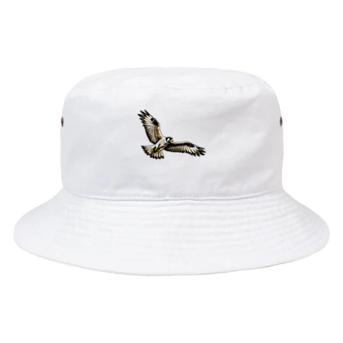 ピクセルアート　はやぶさ Bucket Hat